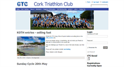 Desktop Screenshot of corktri.donal.ie